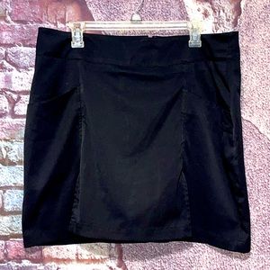 Antigua Desert Dry Women’s Black Active Outdoor Skort Size 14